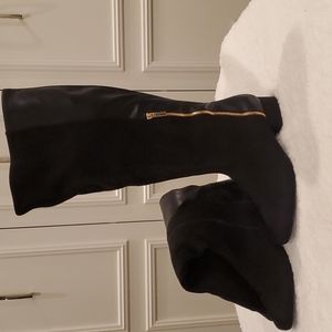 Black Knee Length Comfortview Boots